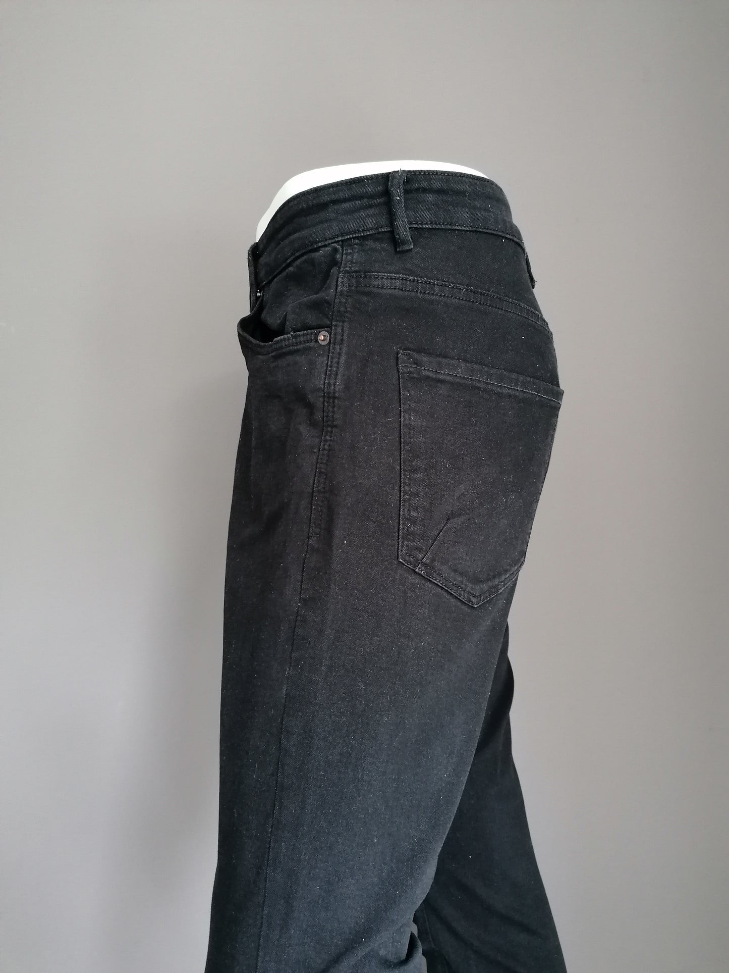 Pull & Bear skinny jeans. Stretch. Zwart. Maat W31 - L30