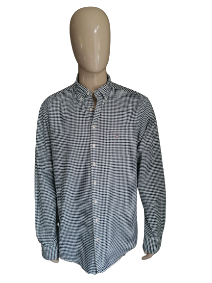 Gant shirt. Blue green checkered. Size XXL / 2XL. Type Oxford Gingham.