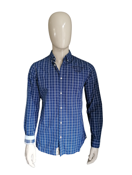 Gaastra shirt blue white checkered. Size M.