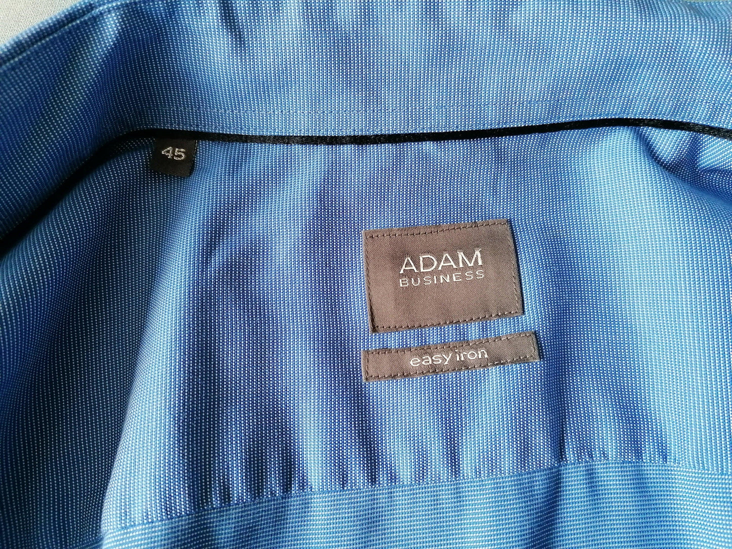 Adam Business overhemd. Blauw gekleurd. Maat 45 / XXL / 2XL - EcoGents