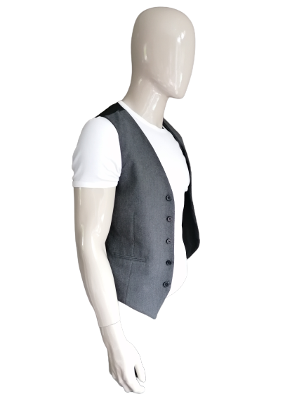 Topman waistcoat. Gray motif. Size S.