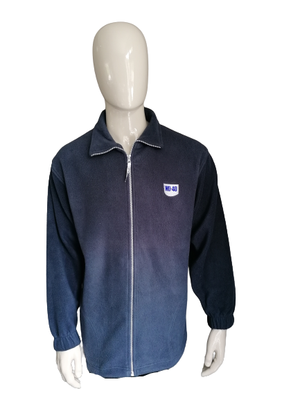 Chaleco / chaqueta de vellón de textiles marinos. Color azul oscuro. Tamaño XL