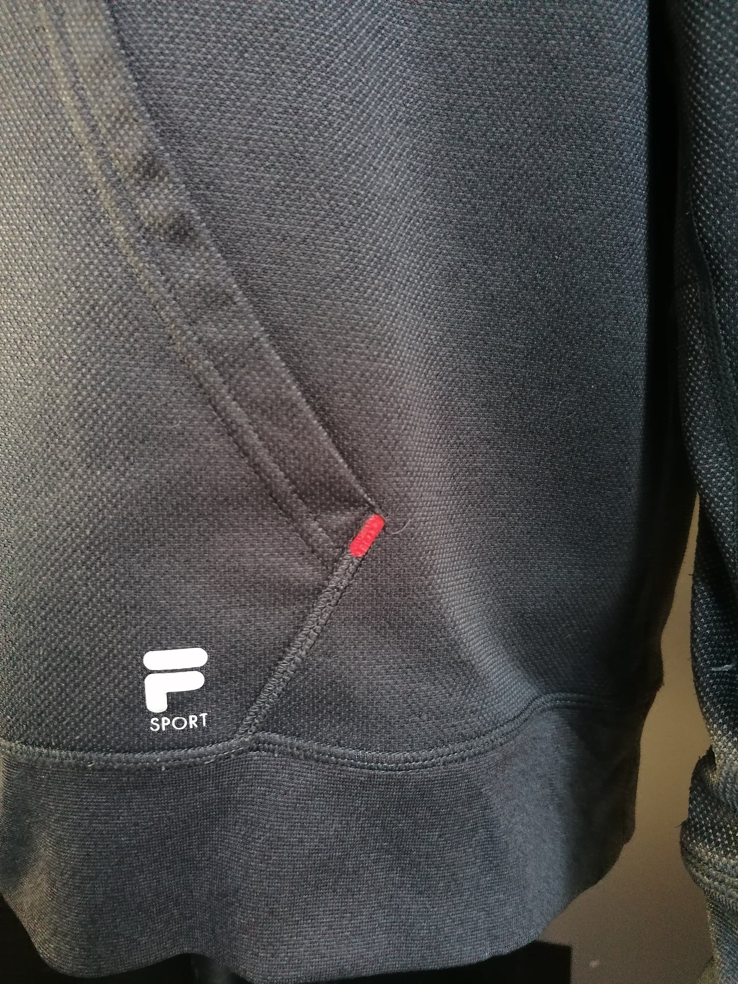 Fila sport hoodie. Gray colored. Size XL.
