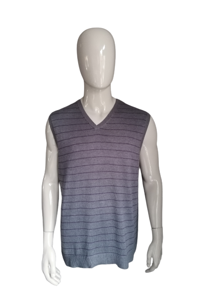 Profil de Mervins Spencer / Slip over. Gris violet rayé. Taille XL.