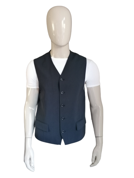 Gilet. Bleu foncé coloré. Taille M. # 257