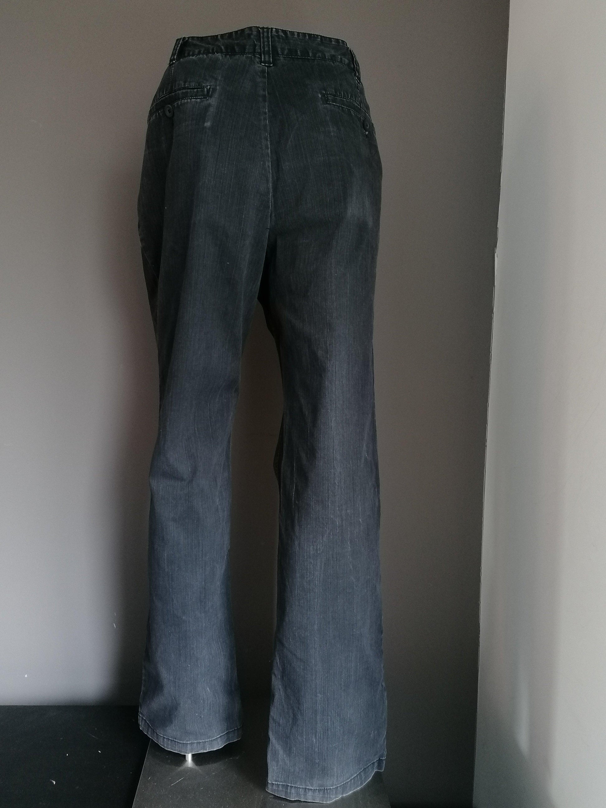Authentic Stretch Pantalon. Zwart gekleurd. Maat 58 / XL - EcoGents