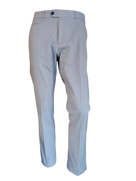 BRAX Chino. Blauw gemêleerd. Maat 27 (54). Type Everest. - EcoGents