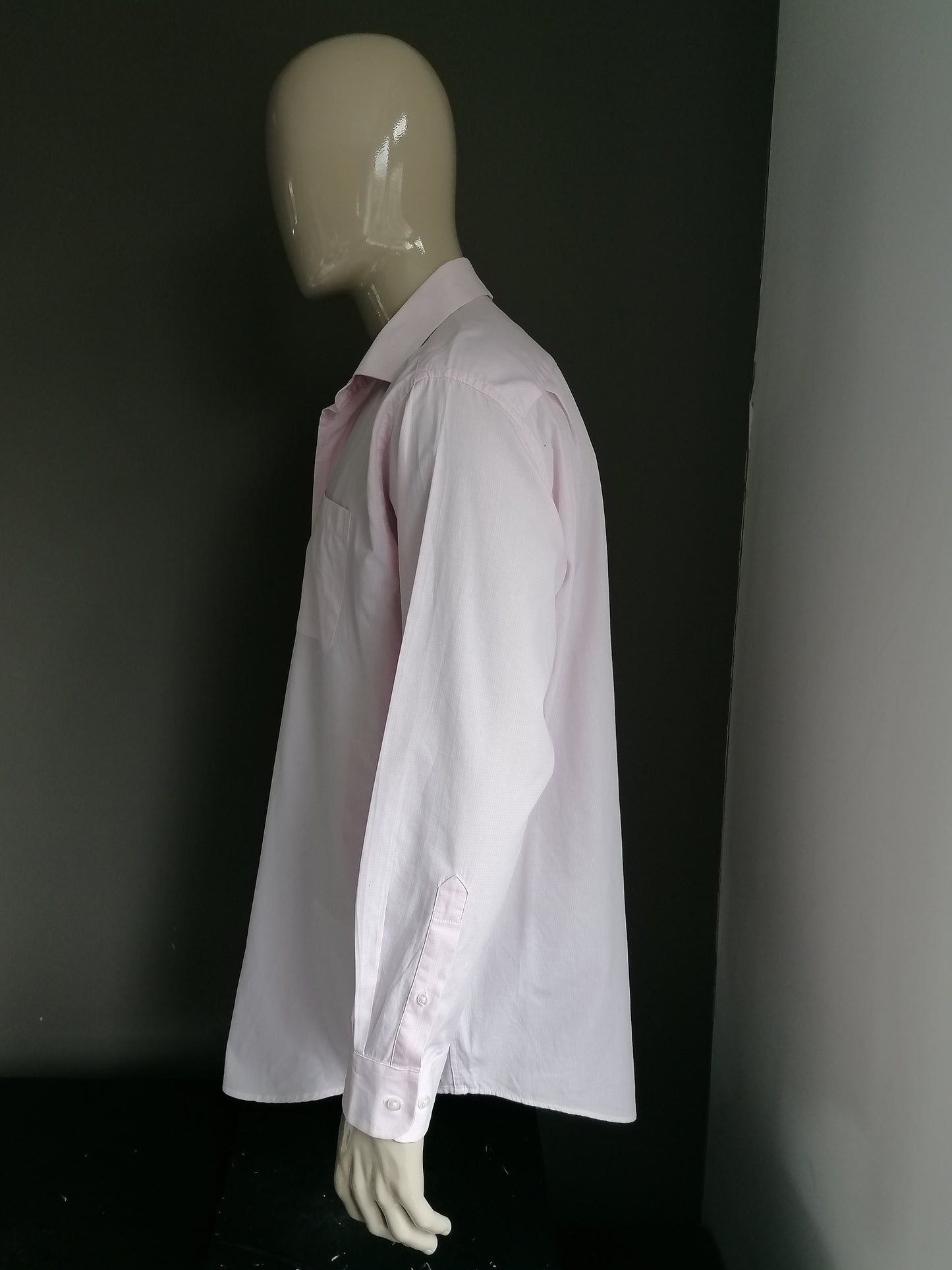 Camisa Nautica Rosa Motivo Blanco. Tamaño XXL / 2XL
