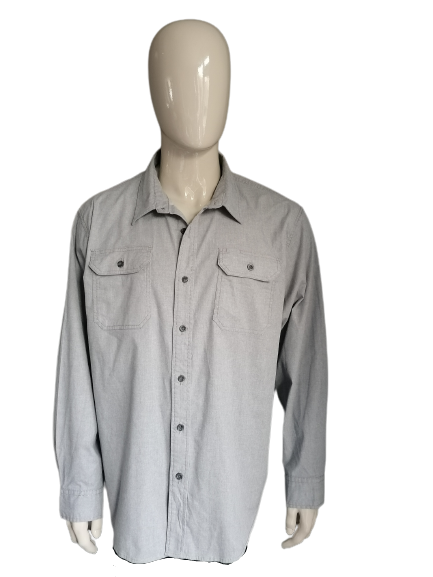 Wrangler shirt. Gray colored. Stretch. Size XXL / 2XL
