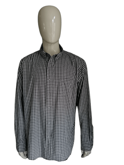 La chemise de Chap. Damier noir et blanc. Taille XXL / 2XL - EcoGents