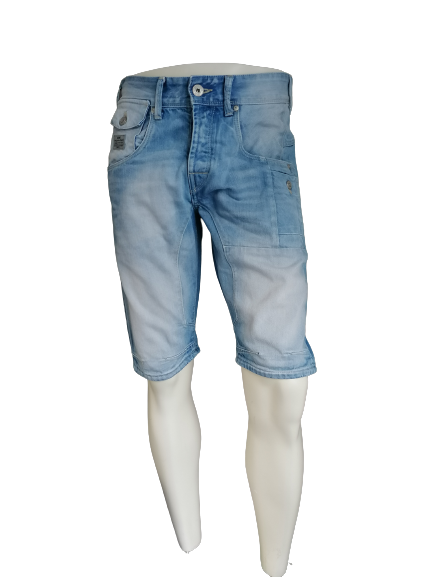 Jack & Jones Jeans Shorts. Farbig blau. Größe W30.