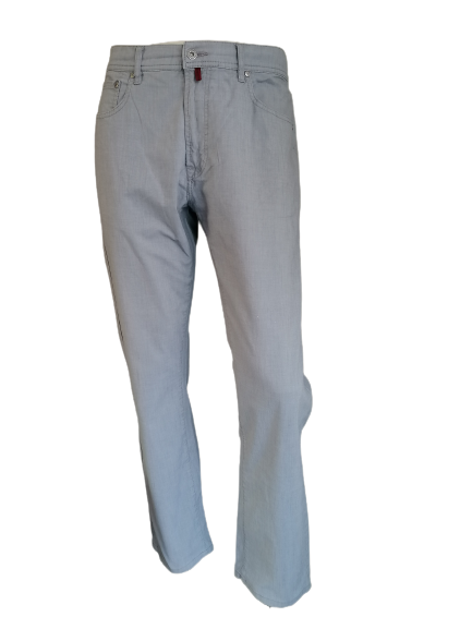 Pantalones Pierre Cardin. Gris mezclado. Tamaño W36 - L32. acortado.