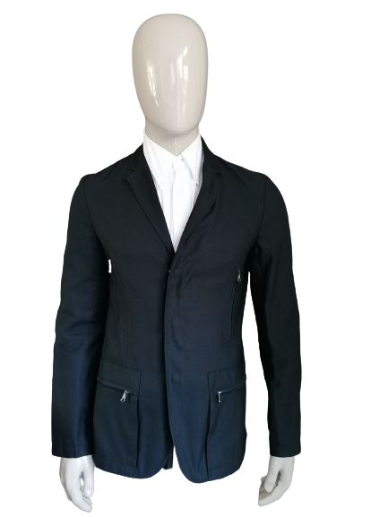 Zara Man Casual Anzugjacke / Jacke. Schwarz gefärbt. Größe 50 / M