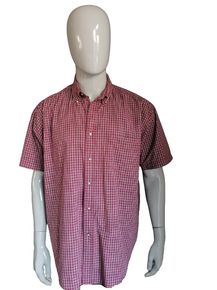 Wrangler Short sleeve shirt. Red checkered. Size XL / XXL