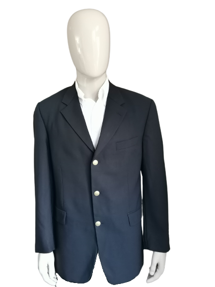 Vintage Zignone Paul Garst Collection Woolen Jacket. Dark blue colored. Size 52 / L