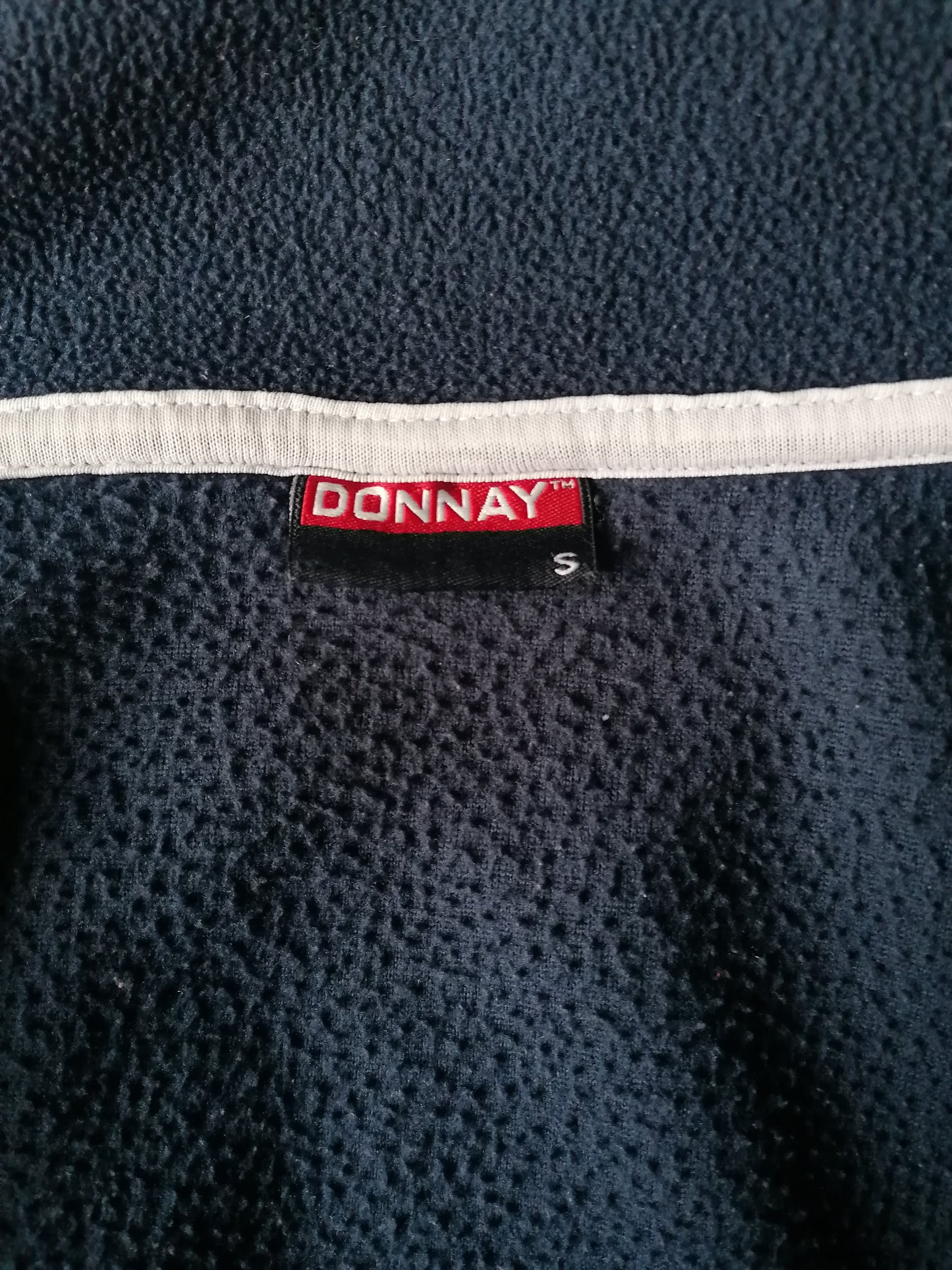 Donnay Fleece Vest. Dark blue learned. Size S.