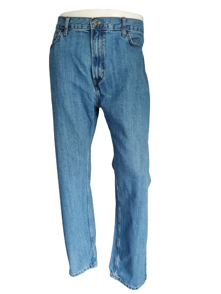 Marks & Spencer jeans. Blauw gekleurd. Maat W40 - L29. Regular Fit.