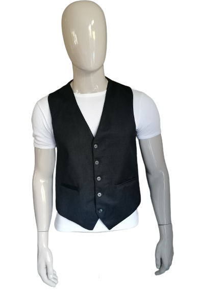 Chaleco Hacoupian. Color gris oscuro. Tamaño 50 / M.