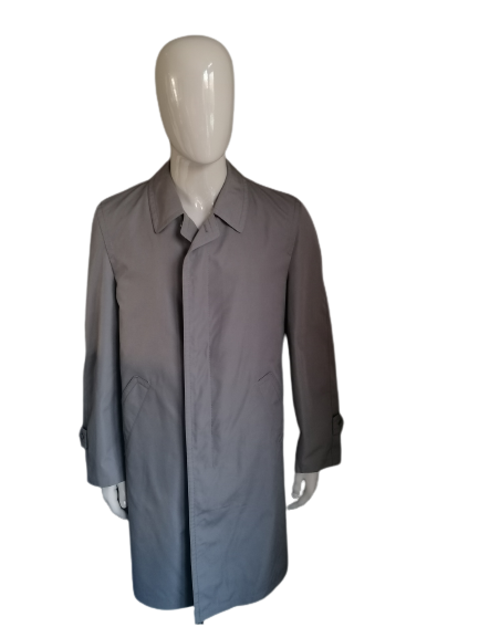 Vintage Werther Mantel / Half -length Jacket. Gray colored. Size 52 / L. Removable wool lining.