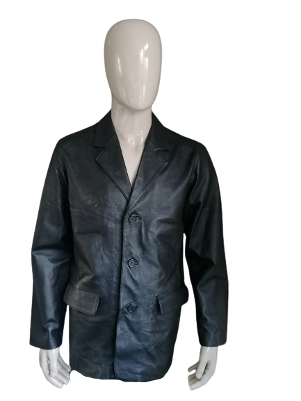Giacca / giacca in pelle matinee / giacca. Colore nero. Taglia L.