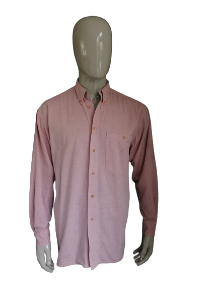 Chemise Vroom & Dreesman. Rose mélangé. Taille 40 / M. taille plus grand.