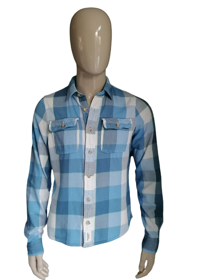 Abercrombie & Fitch flannel shirt. Block blocked. Size L. Type Muscle.