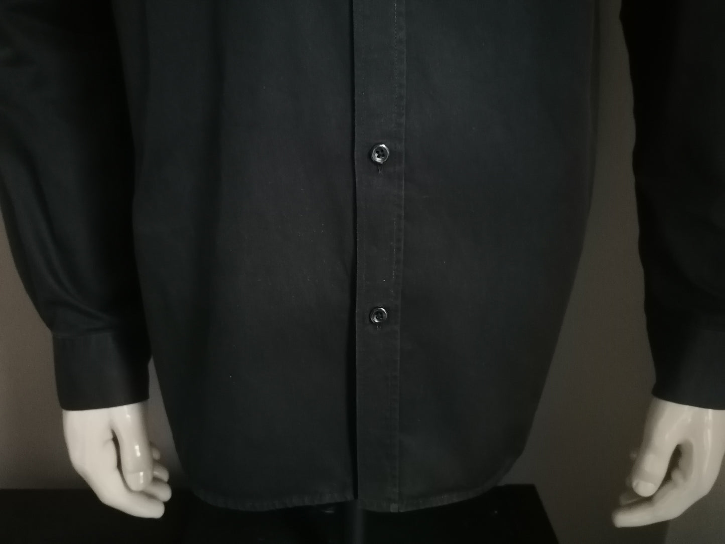 Jack & Jones Premium overhemd. Zwart gekleurd. Maat XL.
