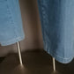 COM4 broek / pantalon. jeans-look. Blauw gekleurd. Maat 29 (58 / XL)