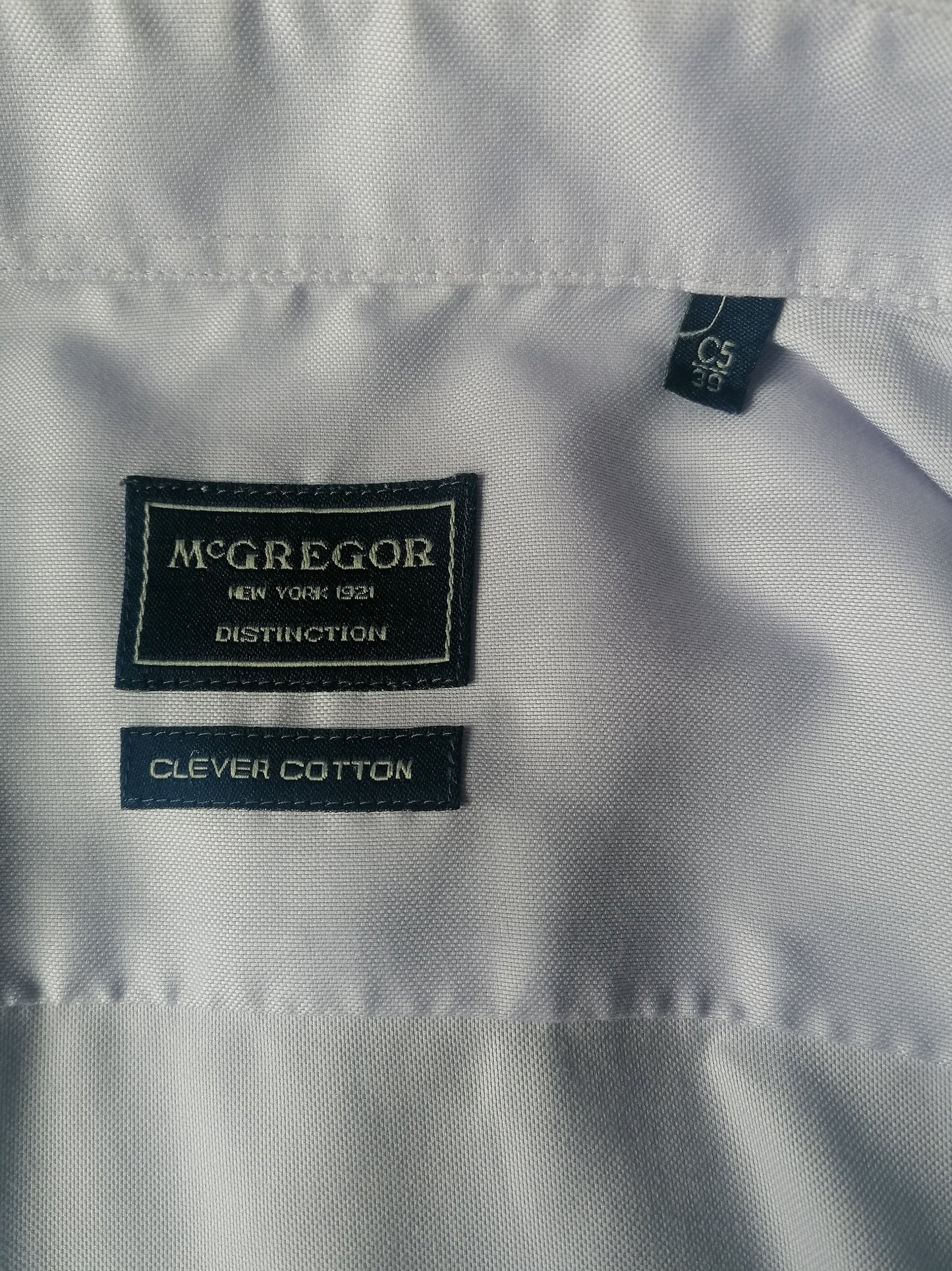 McGregor Distinction Shirt. Lila / viola chiaro colorato. Taglia 39 / M.