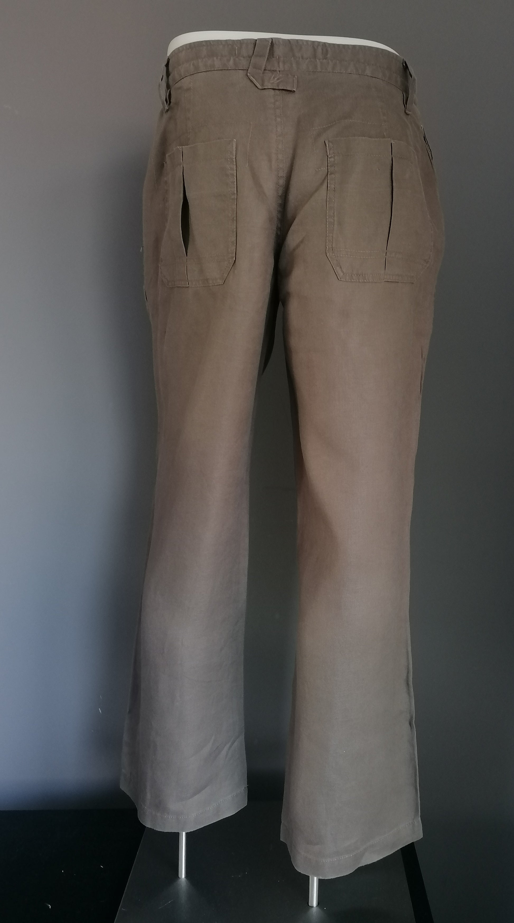 RJR Rocha John Rocha Linen Pants. Kaki / brown colored. Size W32 - L30 –  EcoGents